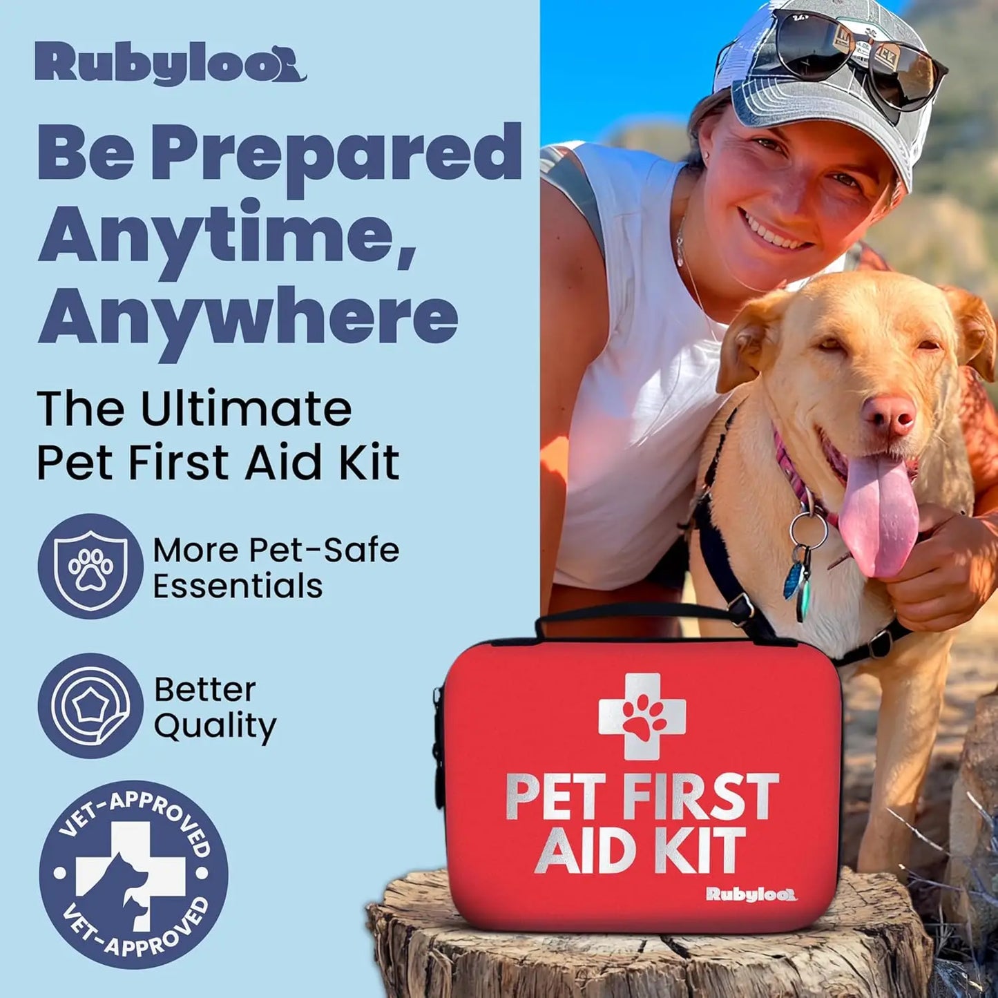 Vet Approved Pet First Aid Kit For Dogs And Cats