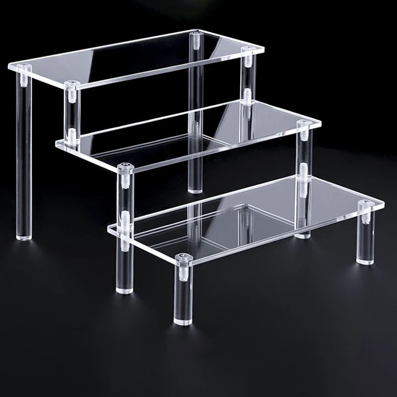 Acrylic Display Stand 1 to 5 Tier Makeup Organizer