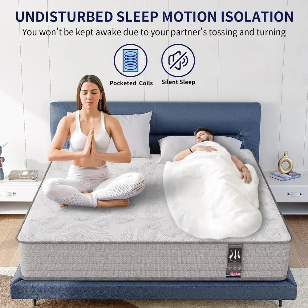 Hybrid Memory Foam Mattress With Pocket Springs CertiPURUS Certified