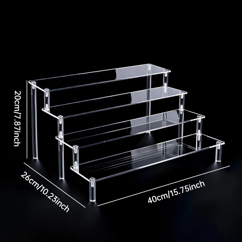 Acrylic Display Stand 1 to 5 Tier Makeup Organizer