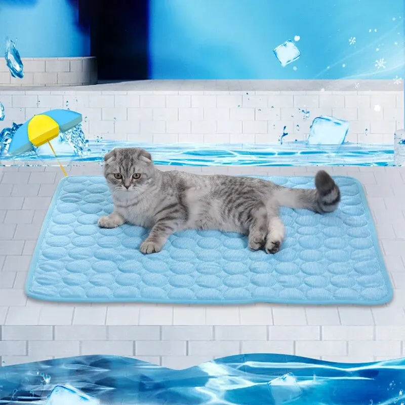 Pet Ice Cooling Mat For Dogs And Cats Longlasting Pad