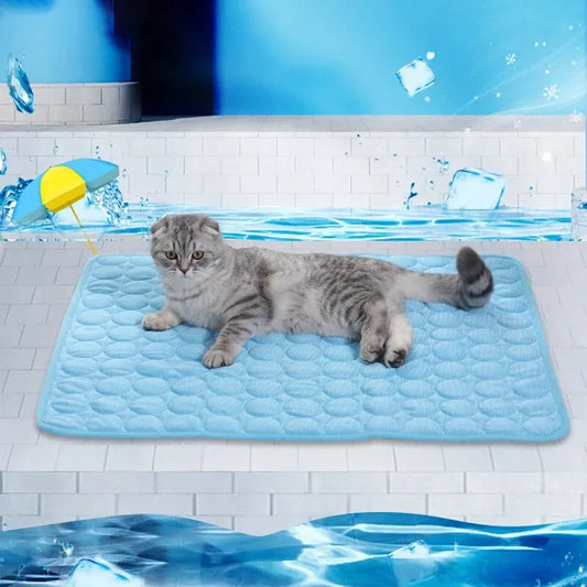 Pet Ice Cooling Mat For Dogs And Cats Longlasting Pad