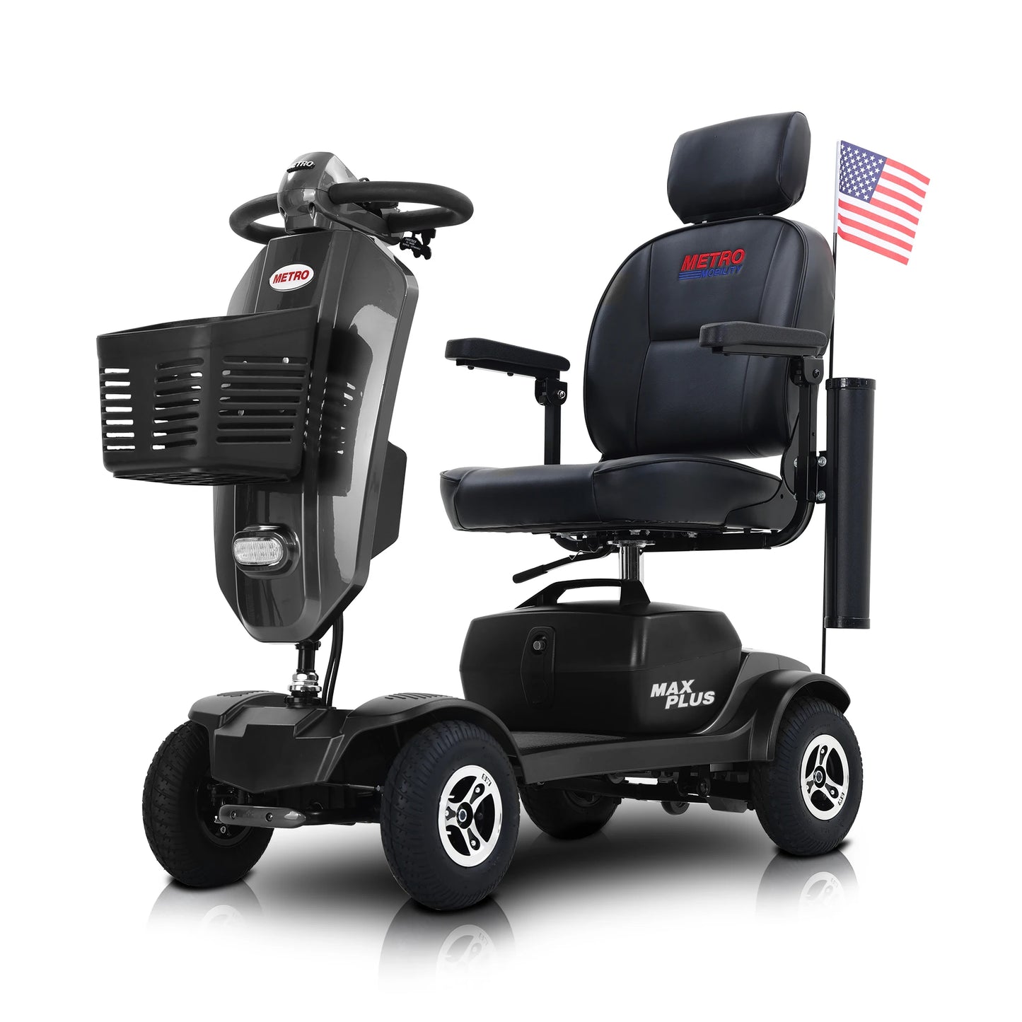 Four-Wheel Outdoor Compact Mobility Scooter With 300W Motor