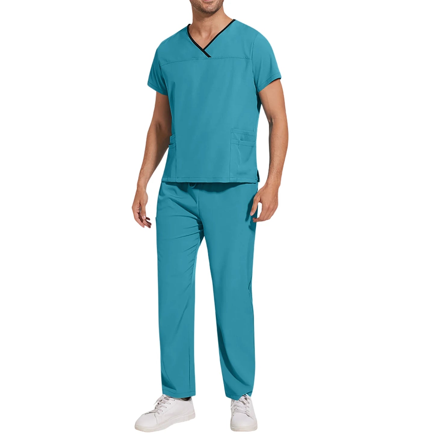 Soft Lightweight Jogger Scrubs Suit For Healthcare Workers Nurses Doctors
