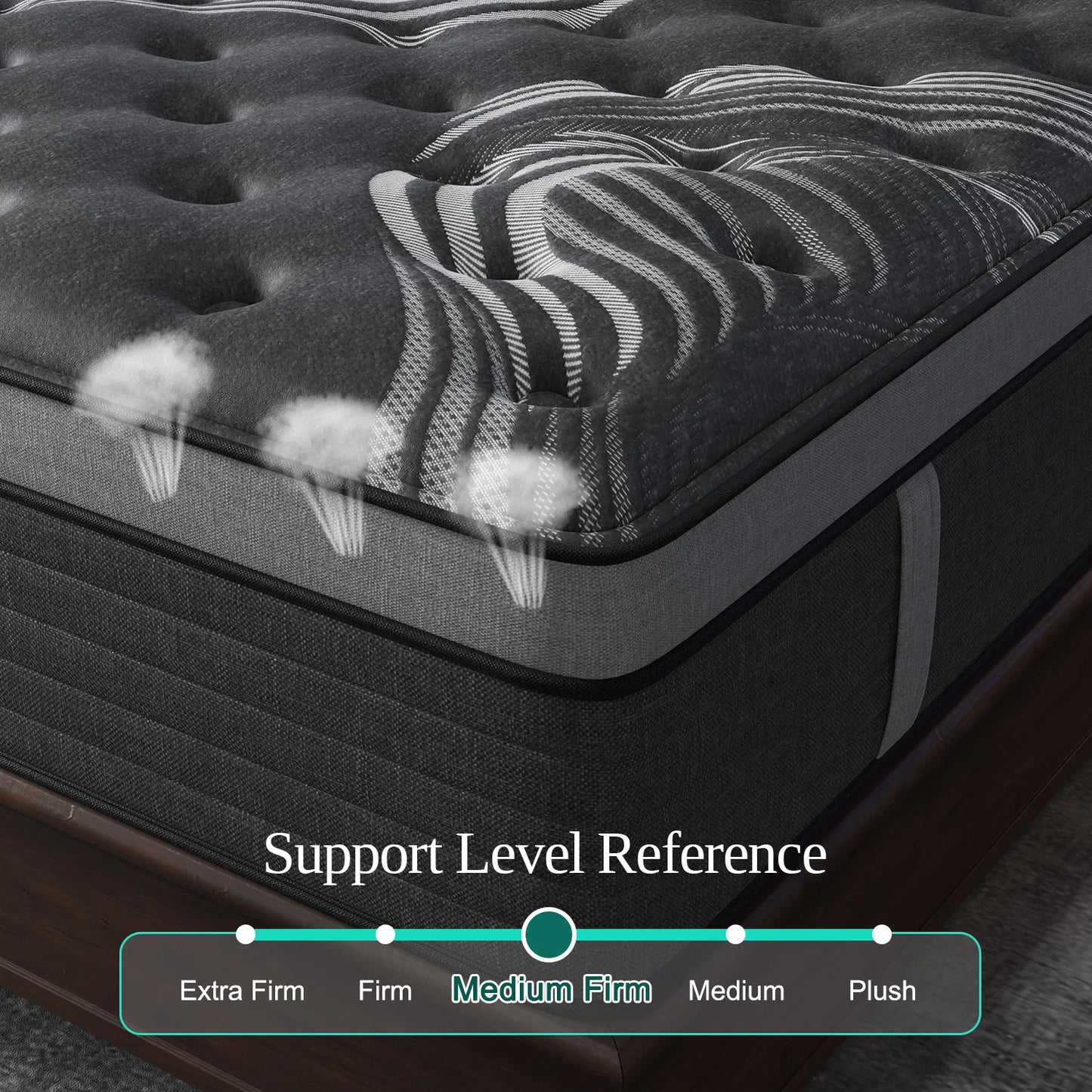 Sweetlove Gel Memory Foam Hybrid Mattress Bed In A Box