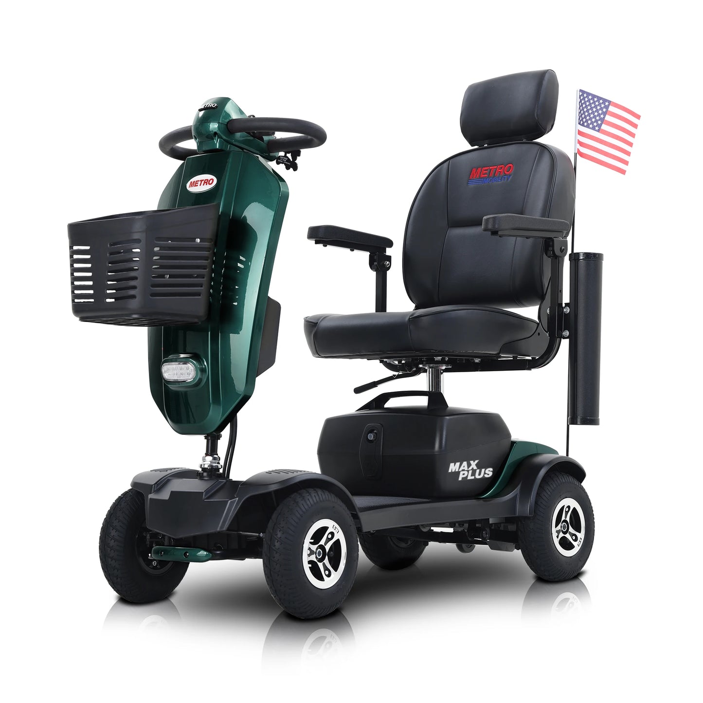 Four-Wheel Outdoor Compact Mobility Scooter With 300W Motor
