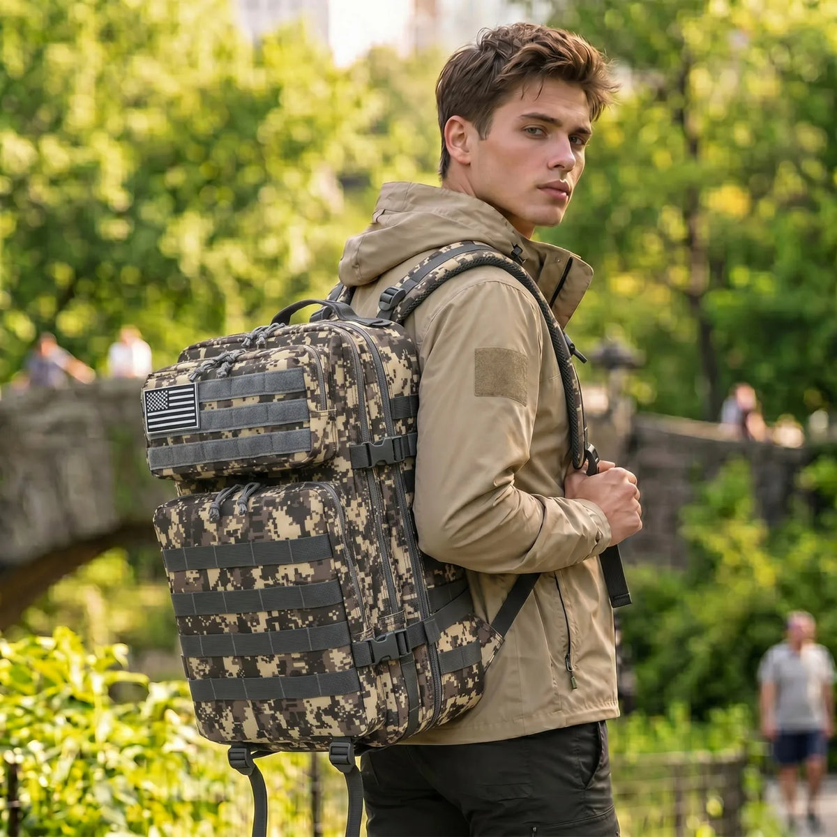 ReFire Gear Molle Tactical Backpack For Hiking Travel Camping