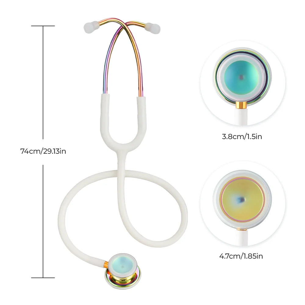 XceeFit Portable Double Sided Stethoscope for Cardiology and Medical Use