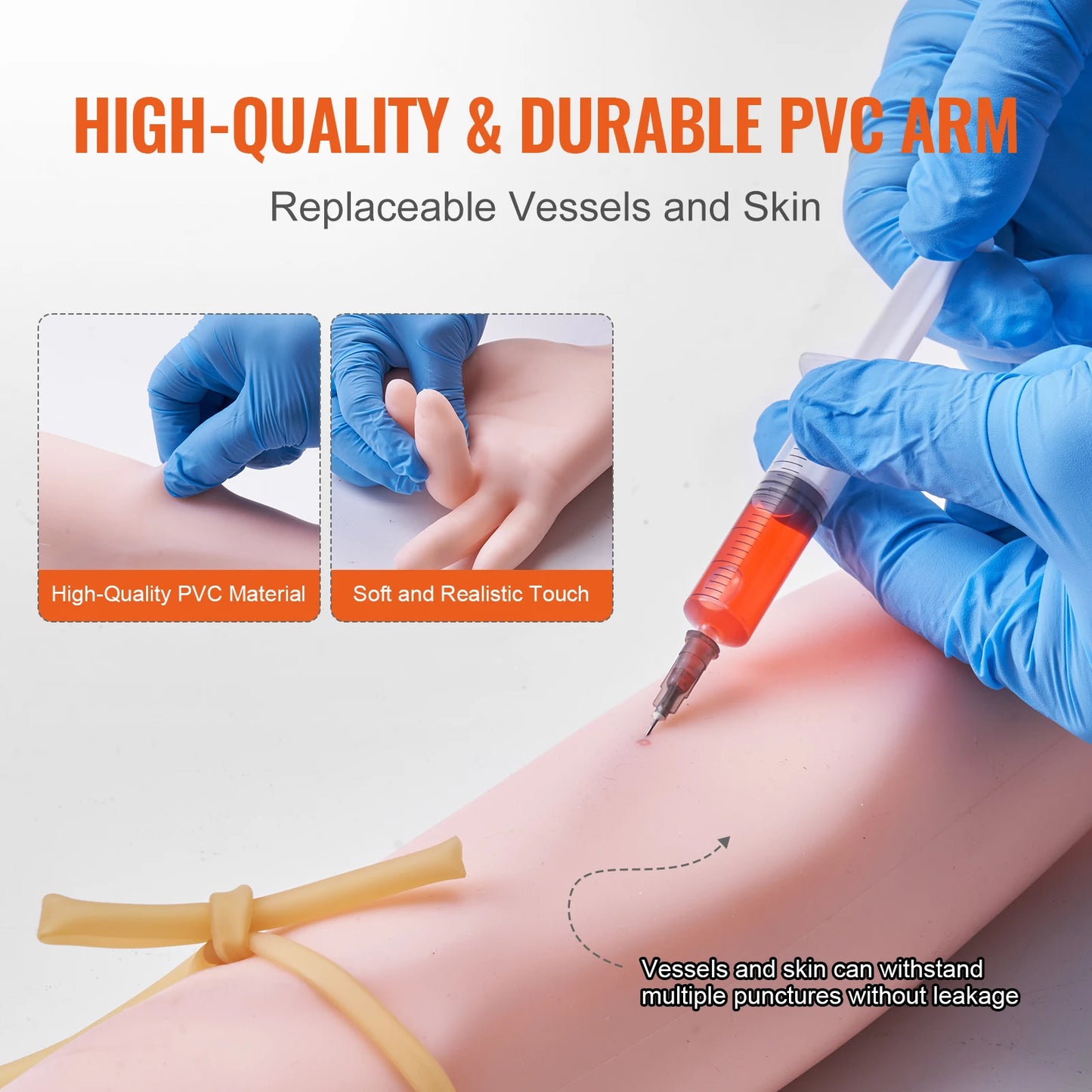 SucceBuy Phlebotomy Practice Kit IV Venipuncture Training With Carrying Bag