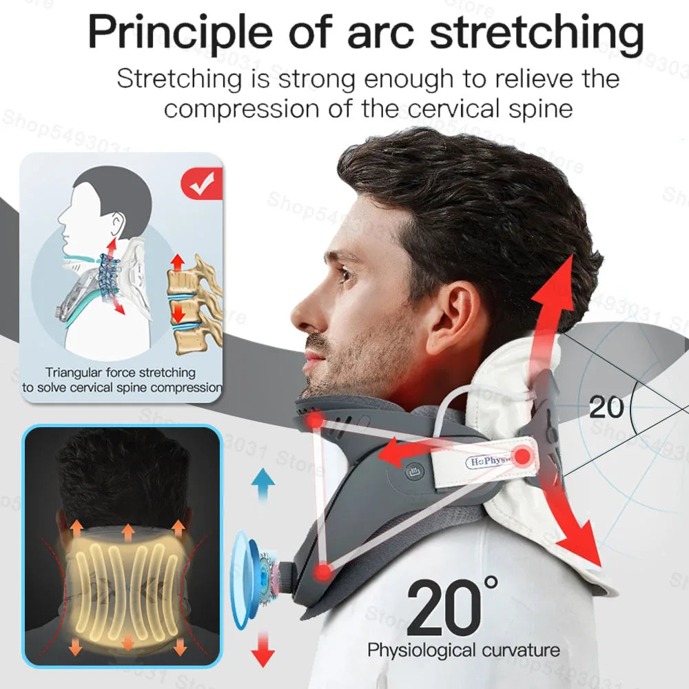 Portable Cervical Neck Traction Device for Home Use