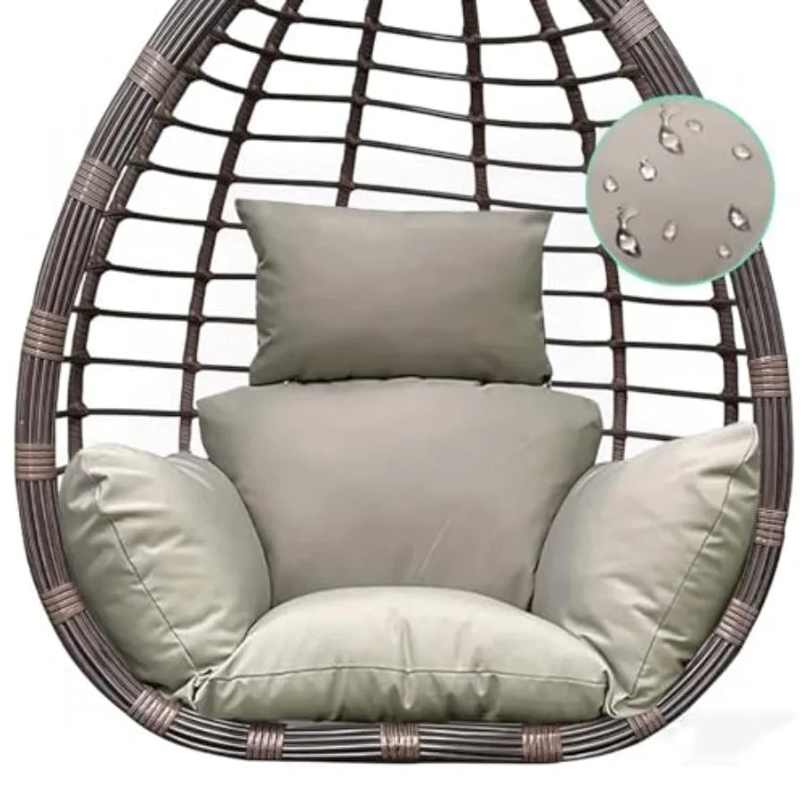 Egg Chair Cushion for Hanging Chair Indoor Outdoor Patio Garden Seat Pad