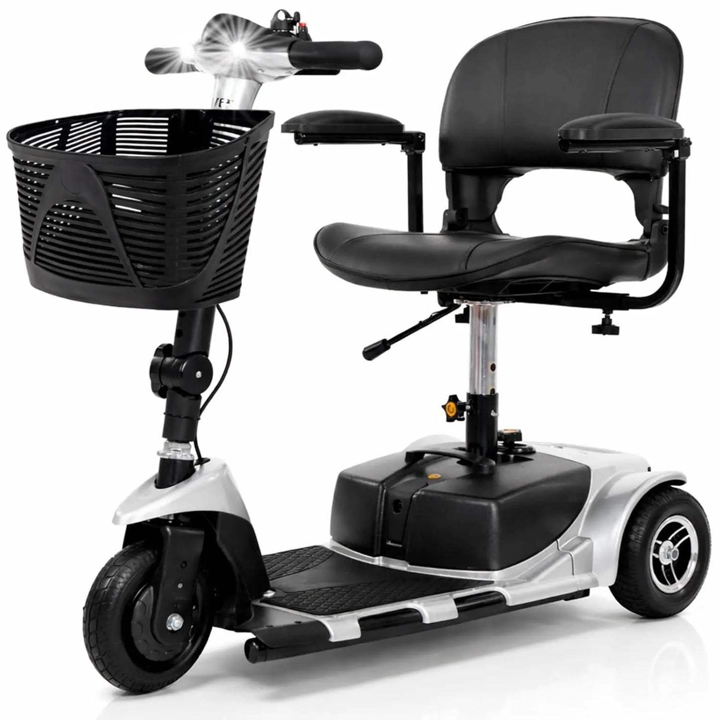 3 Wheel Mobility Scooter Electric Powered Folding Compact for Adults