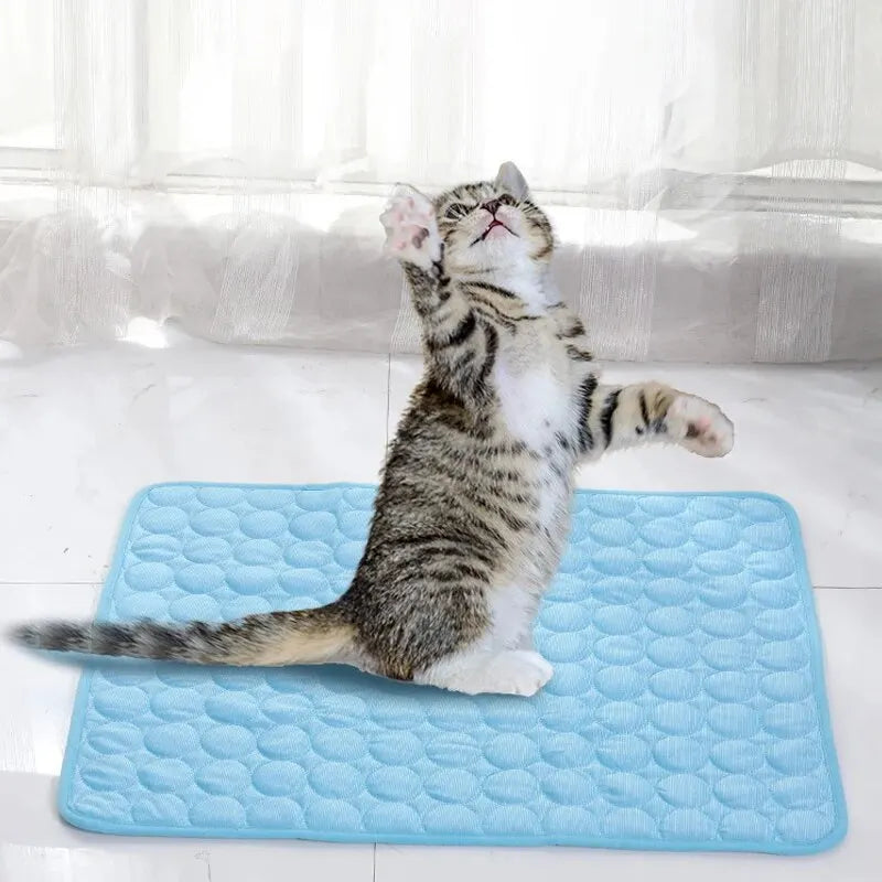 Pet Ice Cooling Mat For Dogs And Cats Longlasting Pad