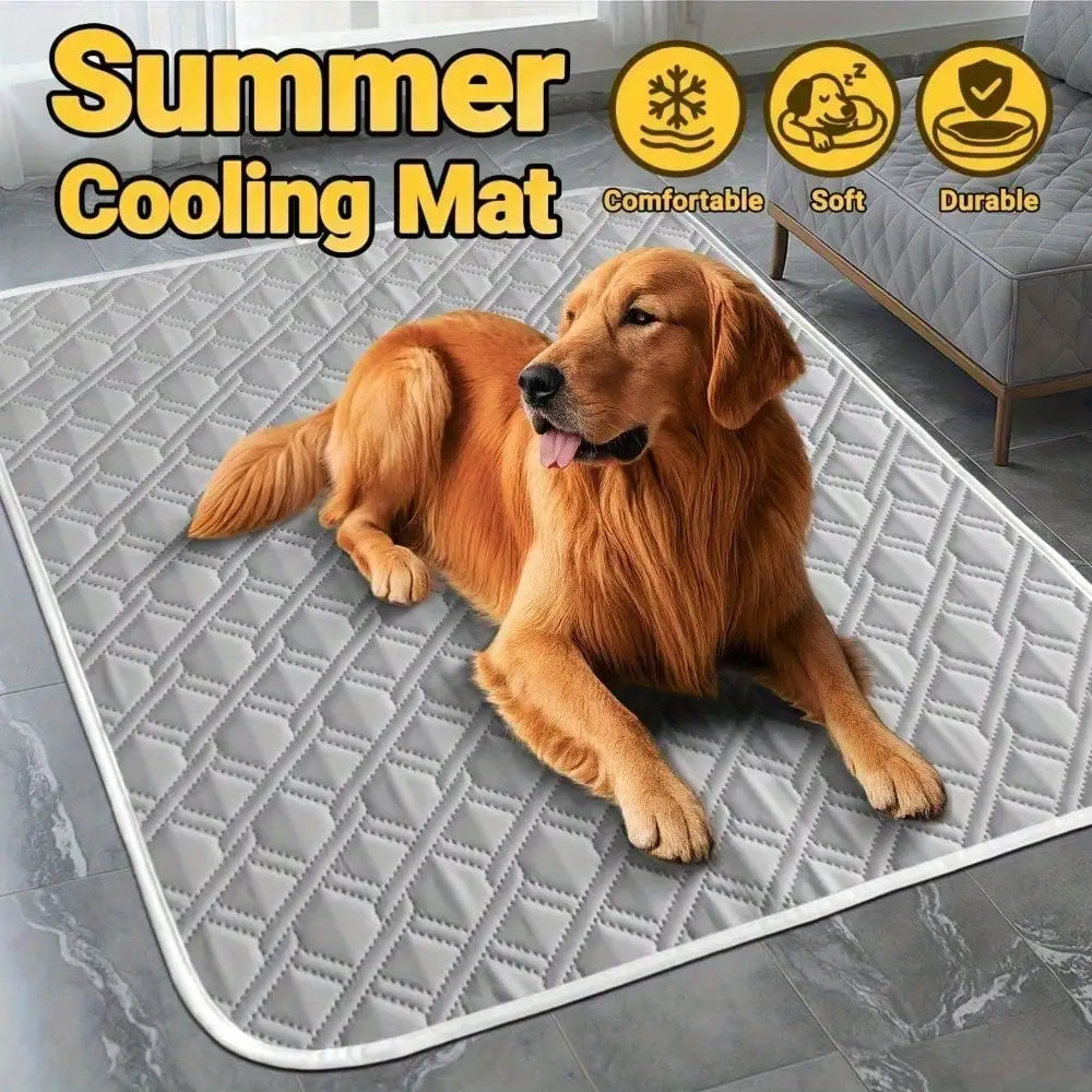 Pet Ice Cooling Pad Washable Non Slip Comfort For Pets