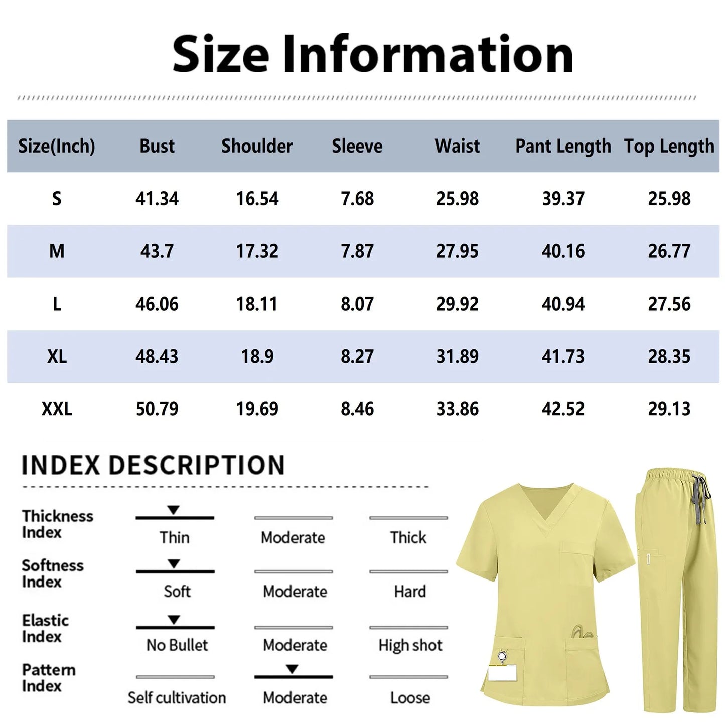 Eillysevens Women's Nurse Scrub Uniform V Neck Short Sleeve