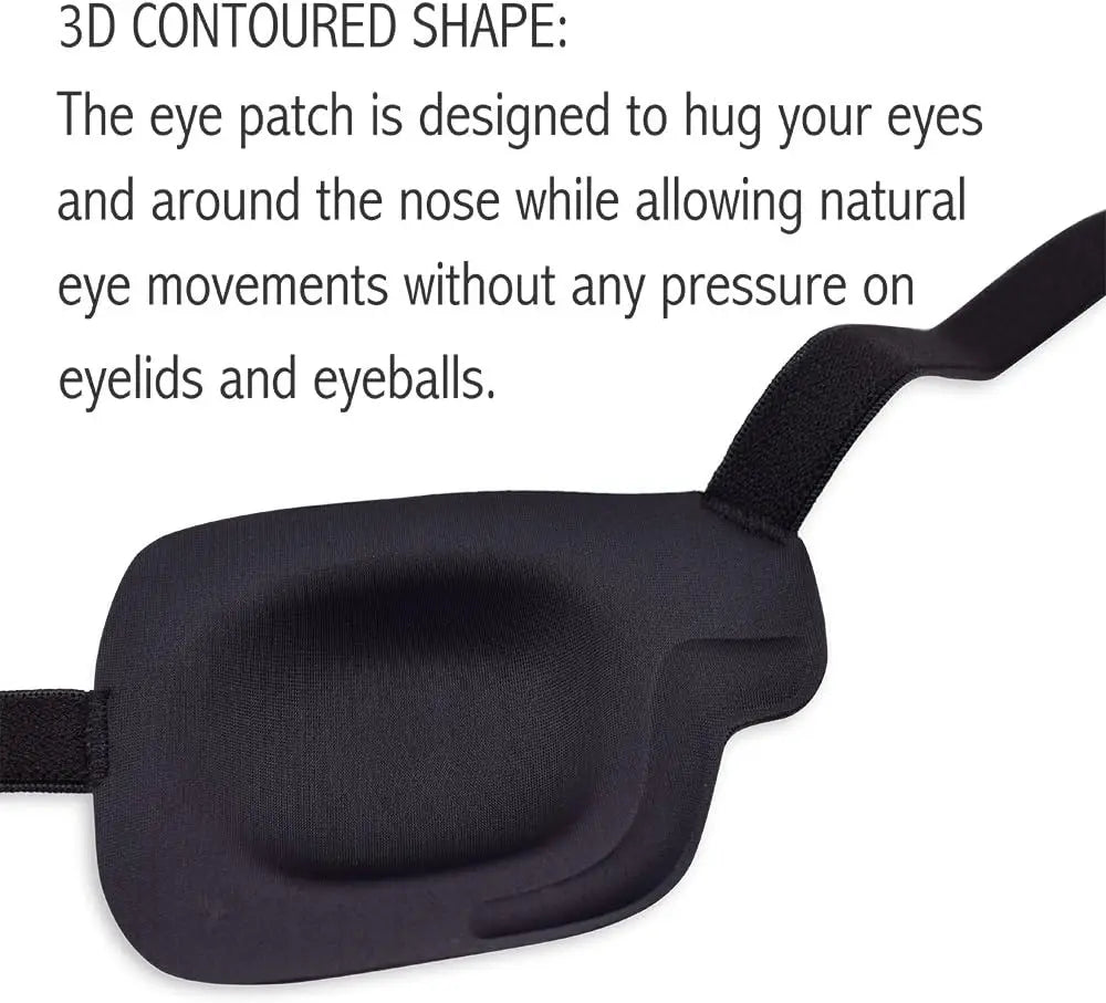 3D Right Eye Patch Adjustable Light Blocking Comfort Daily Use