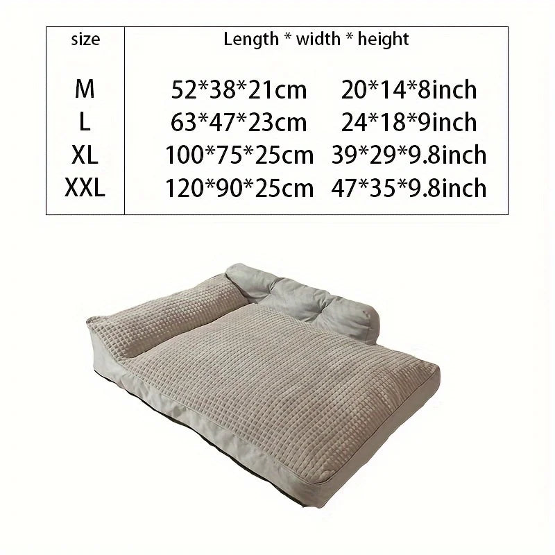 Pet Bed Kennel Non Slip Winter Warm Machine Washable Cushion for Cats and Dogs