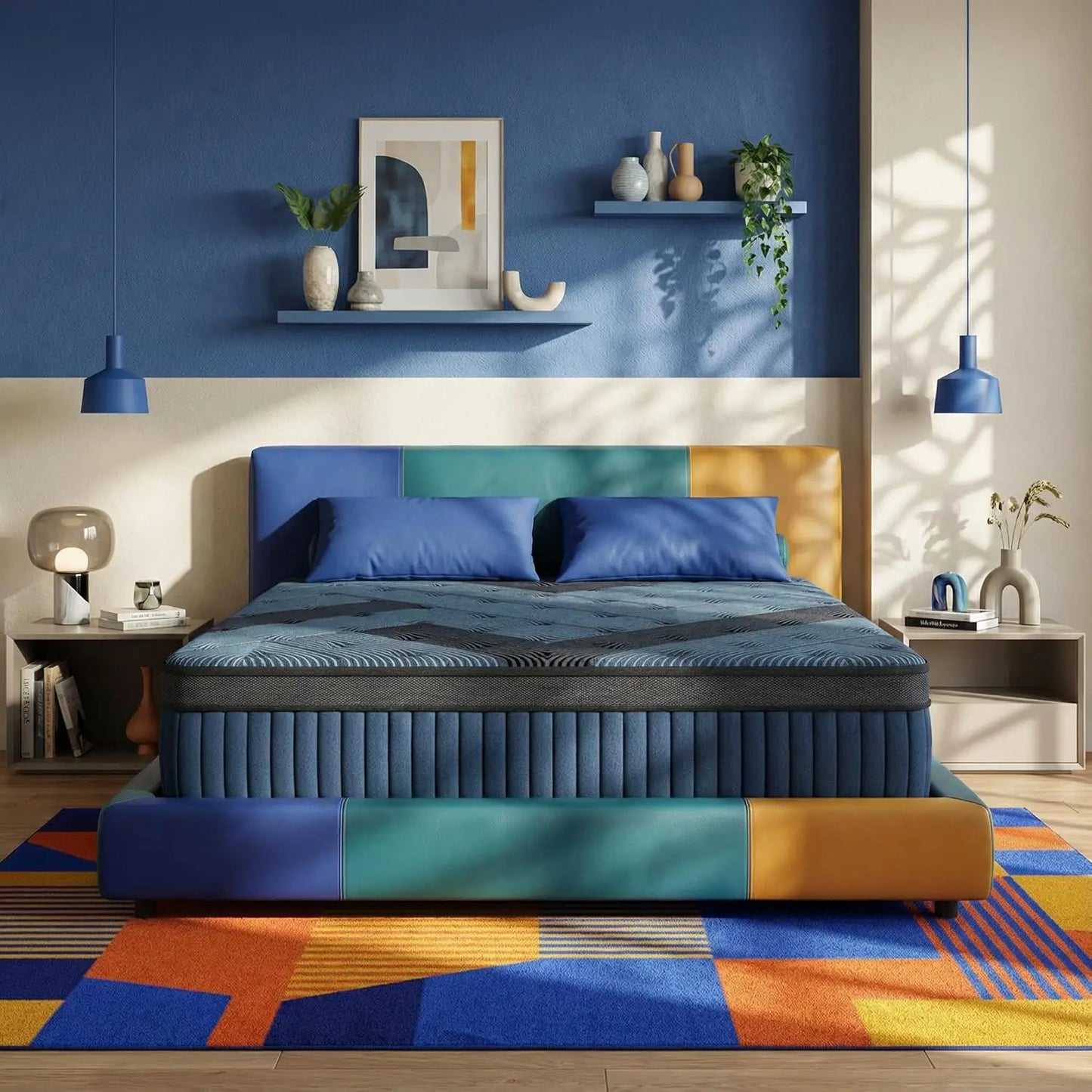 GUOHE Memory Foam Hybrid Mattress With Pocketed Coils
