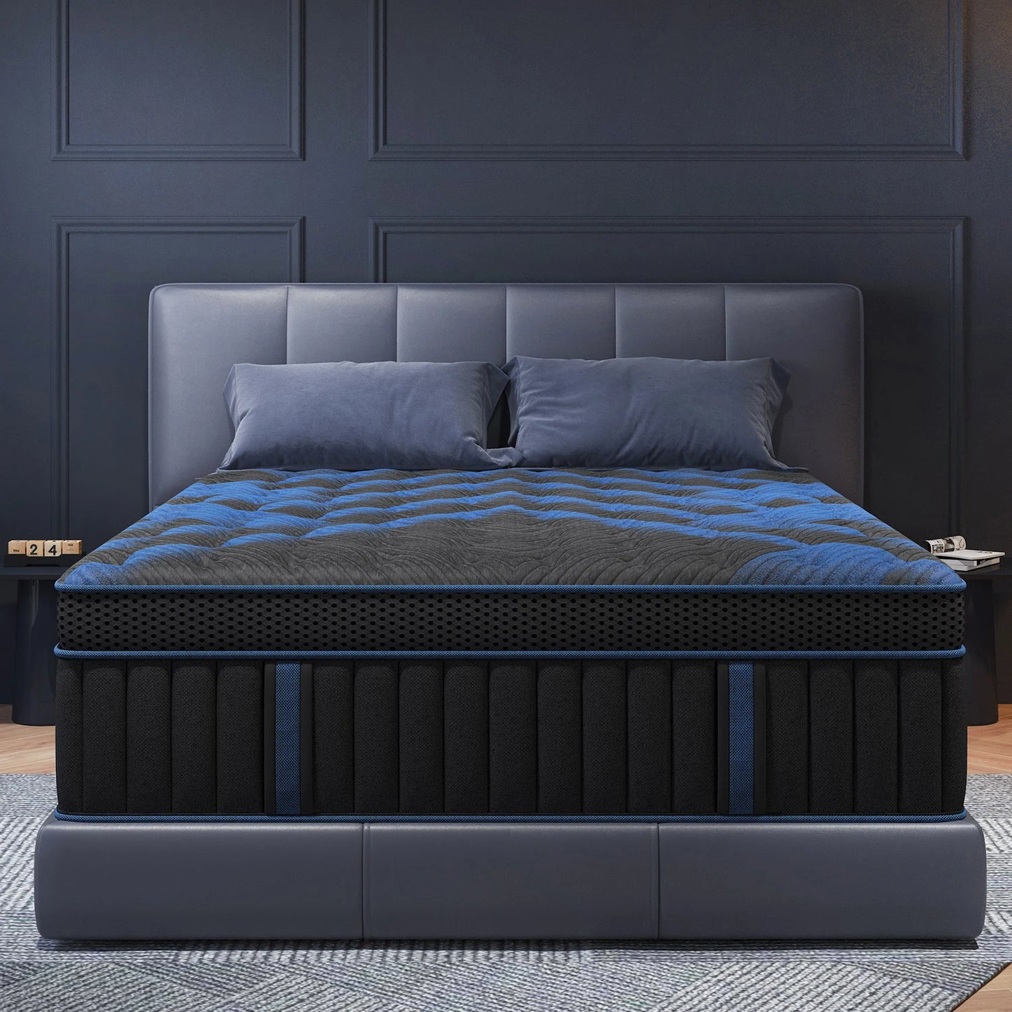 Sweetlove Hybrid Memory Foam Mattress In A Box Euro Top Back Lumbar Support