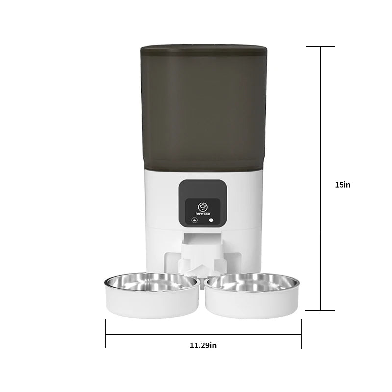PAPIFEED SmartWiFi Double Bowl Feeder for Cats and Dogs