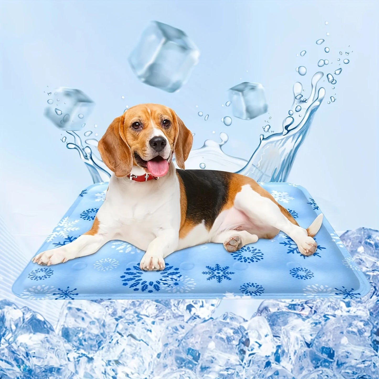 Pet Summer Self-Cooling Pad for Dogs and Cats Easy to Clean Bed