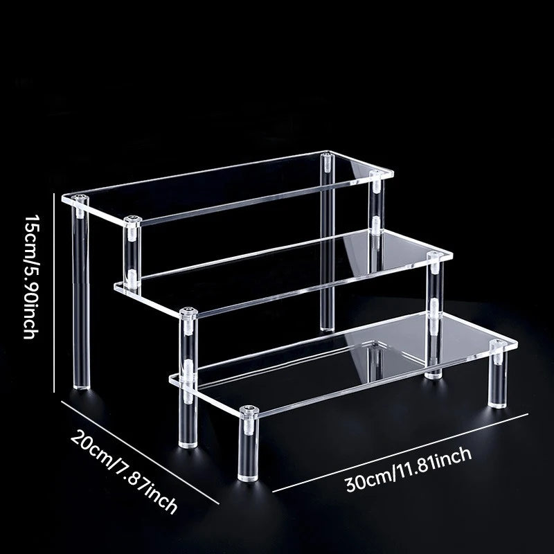 Acrylic Display Stand 1 to 5 Tier Makeup Organizer