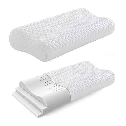 NONECN Hcore Ergonomic Memory Foam Cervical Pillow For Side Sleepers