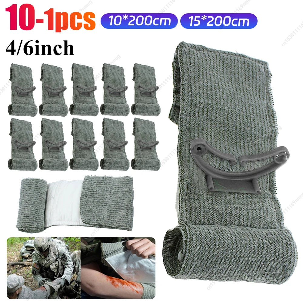 RZAHUAHU First Aid Trauma Tourniquet Hemostatic Bandage Outdoor Emergency