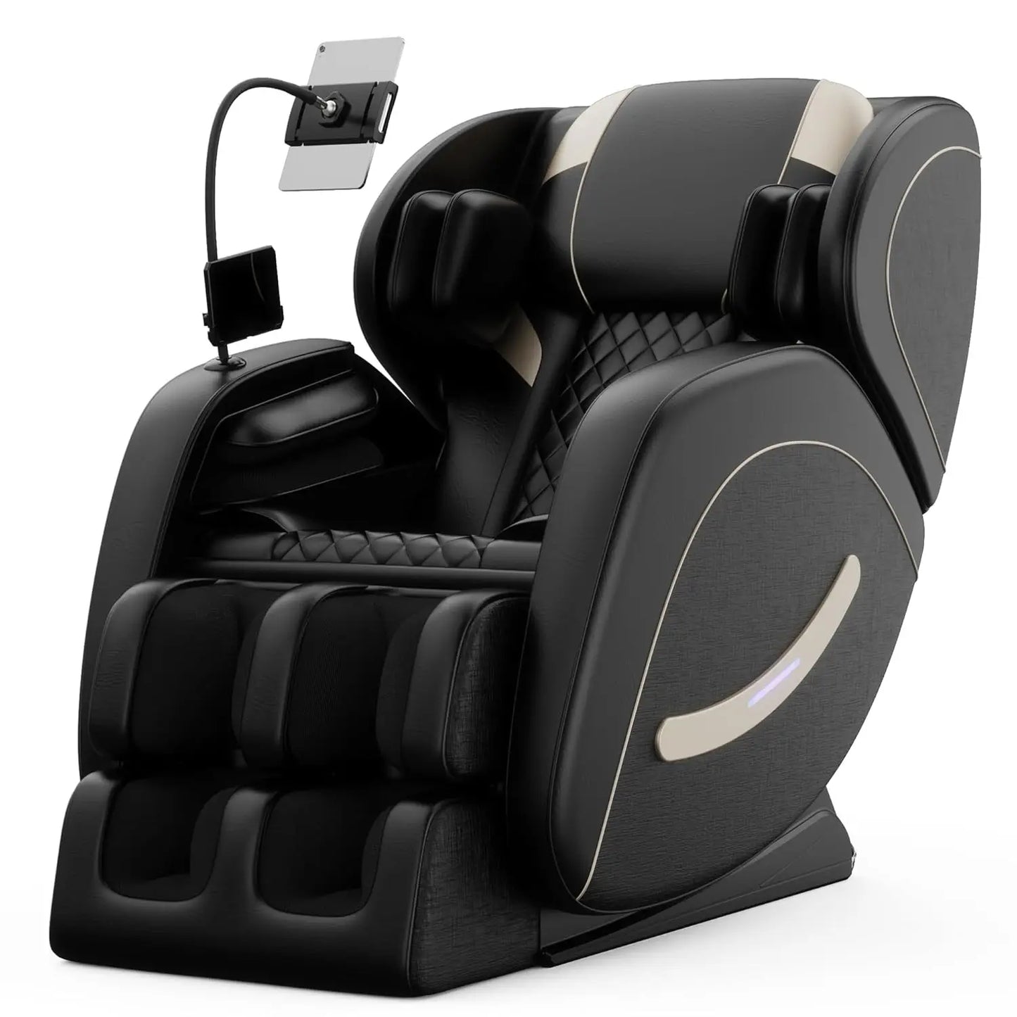 Zero Gravity Leather Massage Chair With Auto Modes And Airbags