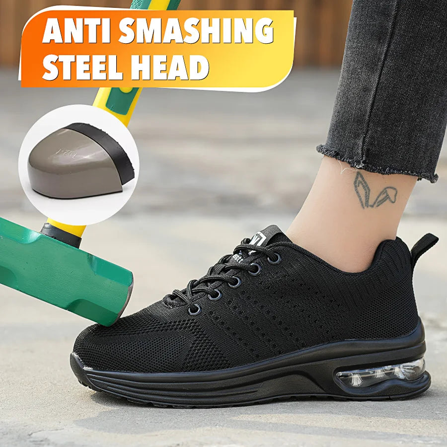 Women's Puncture Resistant Daily Casual Safety Shoes