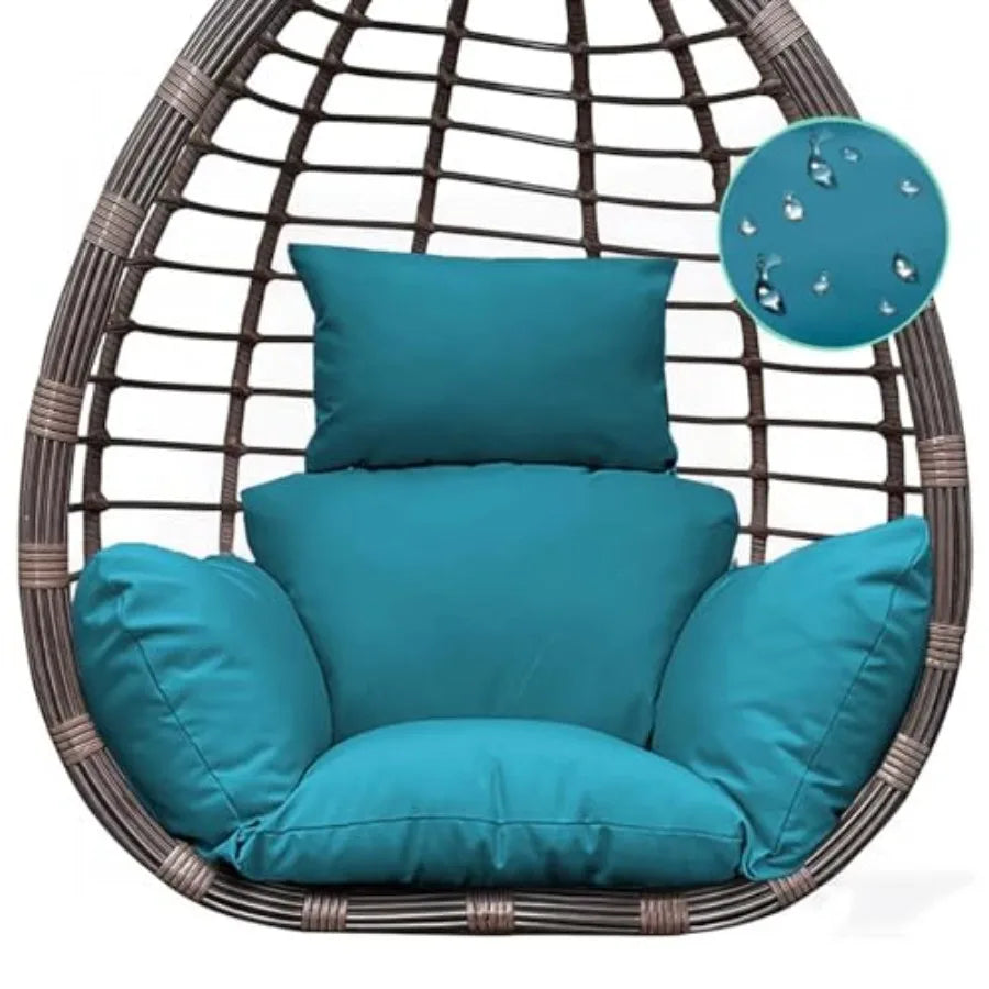 Egg Chair Cushion for Hanging Chair Indoor Outdoor Patio Garden Seat Pad