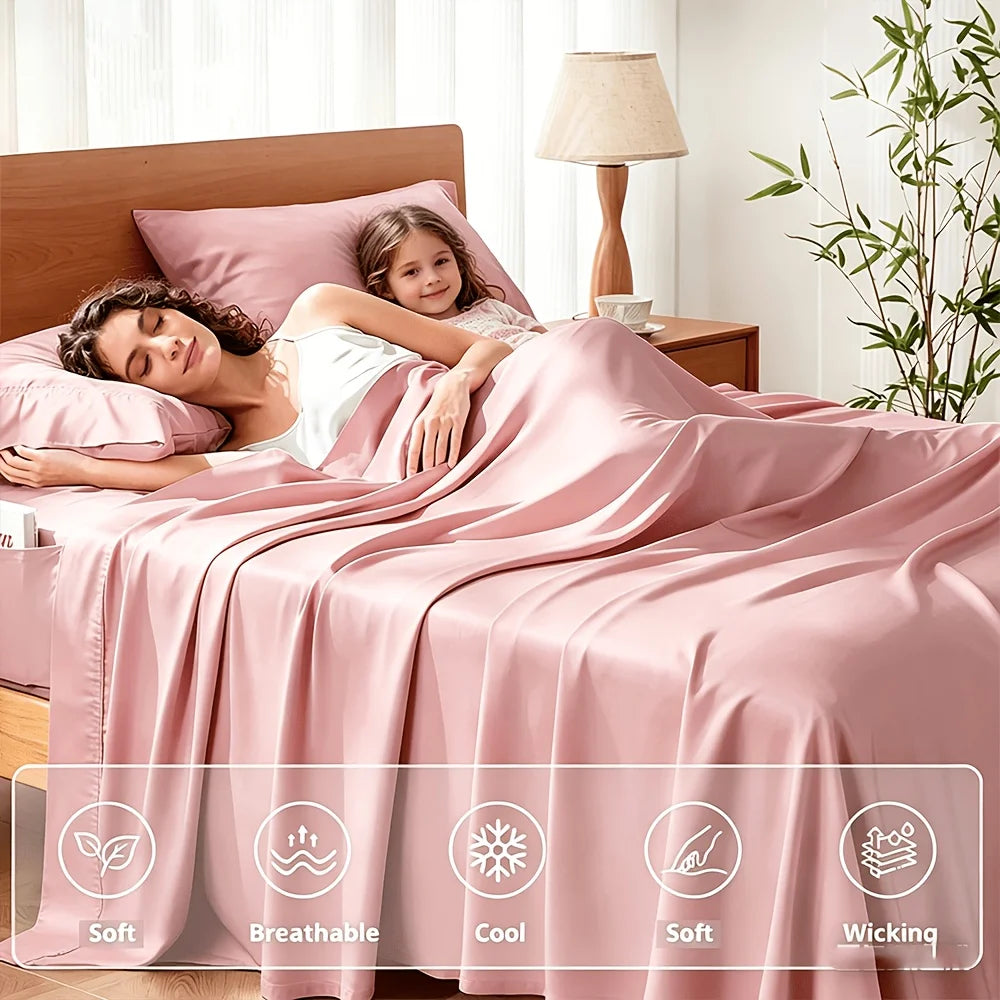 LIFE IDEAS Kids Bedding Sheets Set Extra Deep Pocket Secure Fit Machine Washable