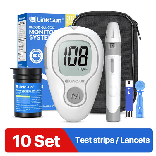 Linksun Blood Glucose Meter G4253 Complete Diabetes Testing Kit