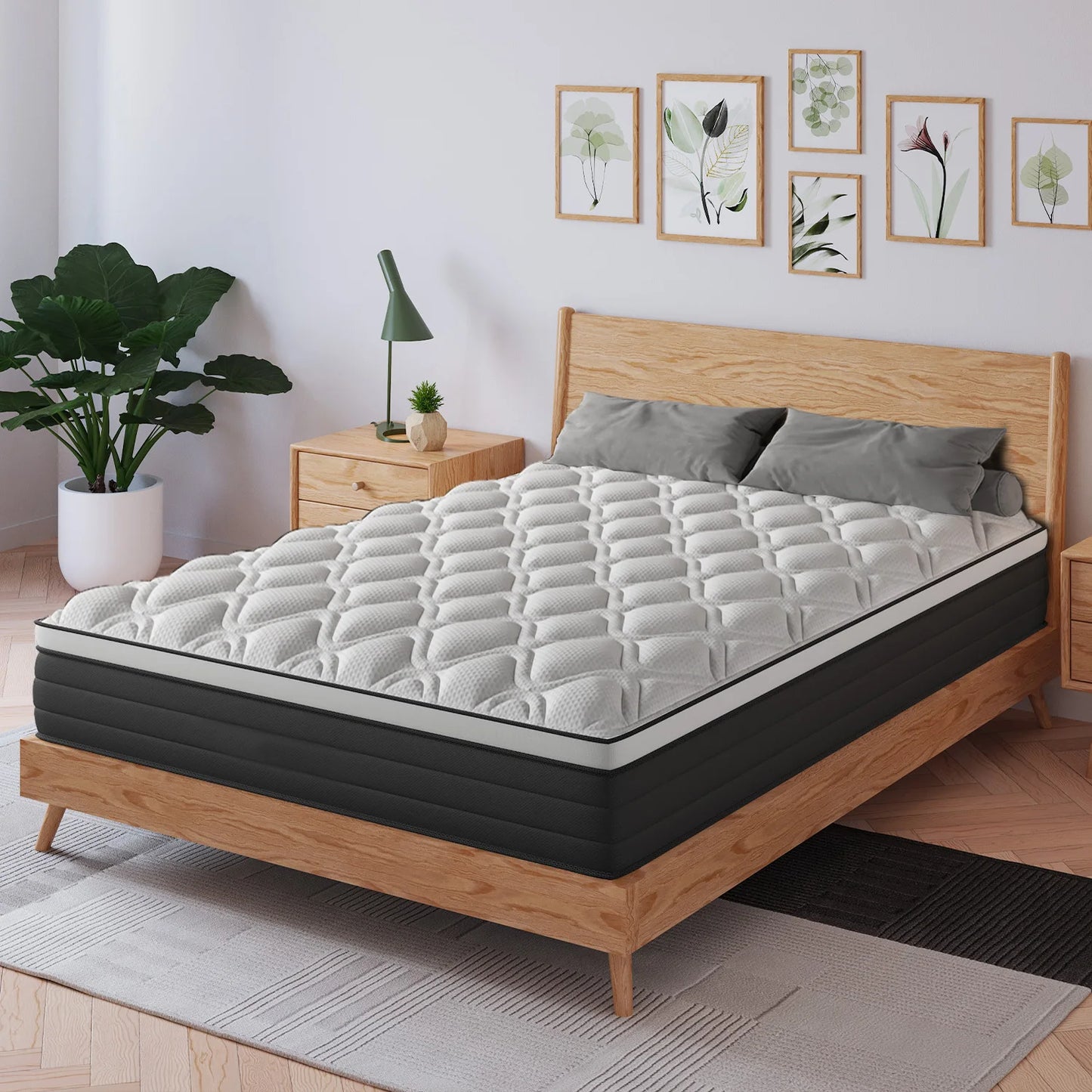 Sweetlove Hybrid Memory Foam Mattress In A Box Medium Firm Lumbar Support