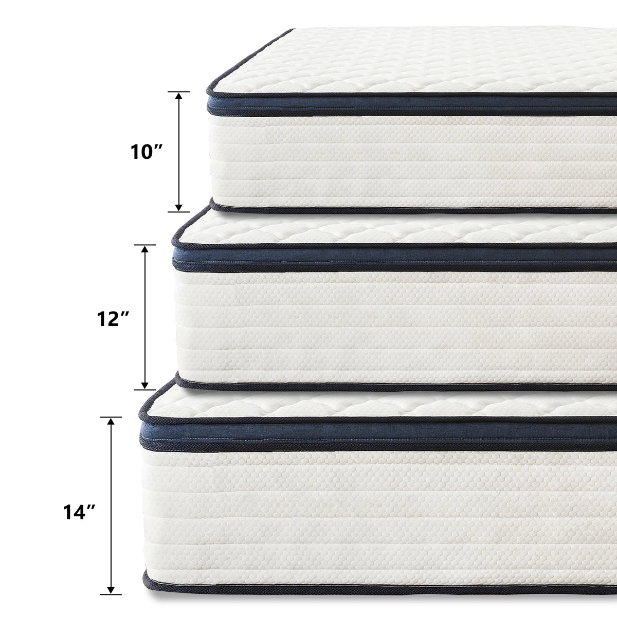 Amztree Gel Memory Foam Hybrid Mattress For Comfort