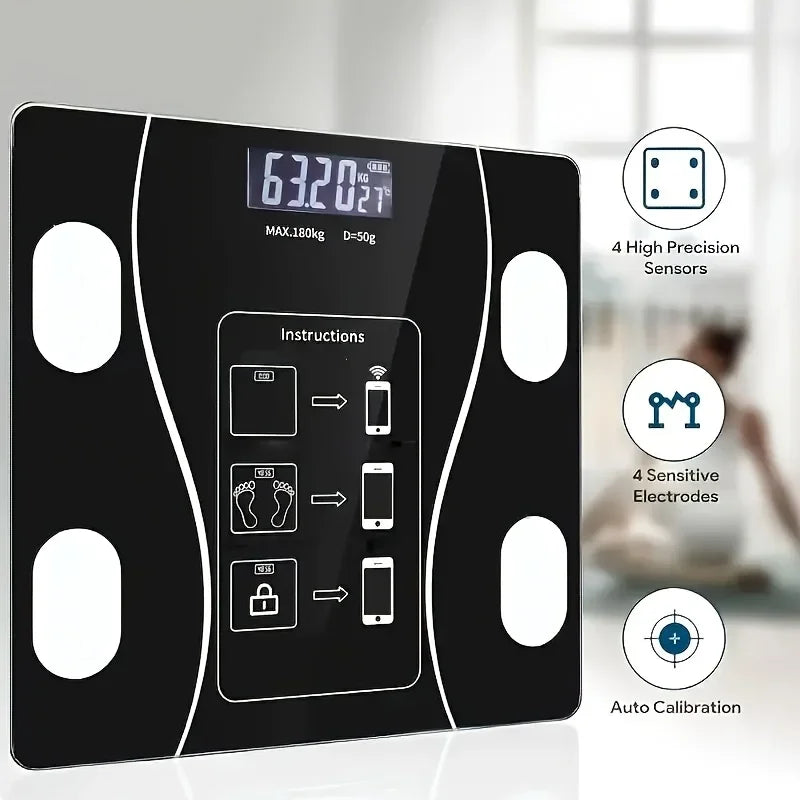 AEHOME Intelligent Digital Body Scale With Backlit LED Display