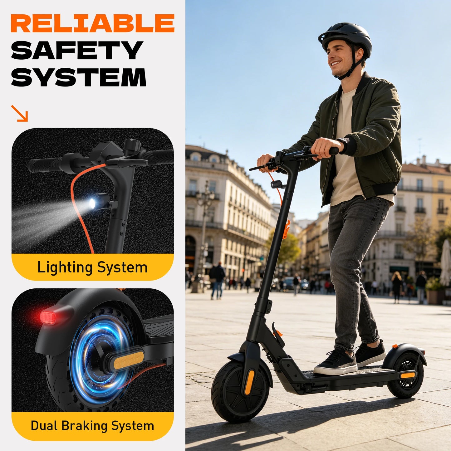 HeroPick C8 Adult Electric Scooter 350W 19Mph Foldable