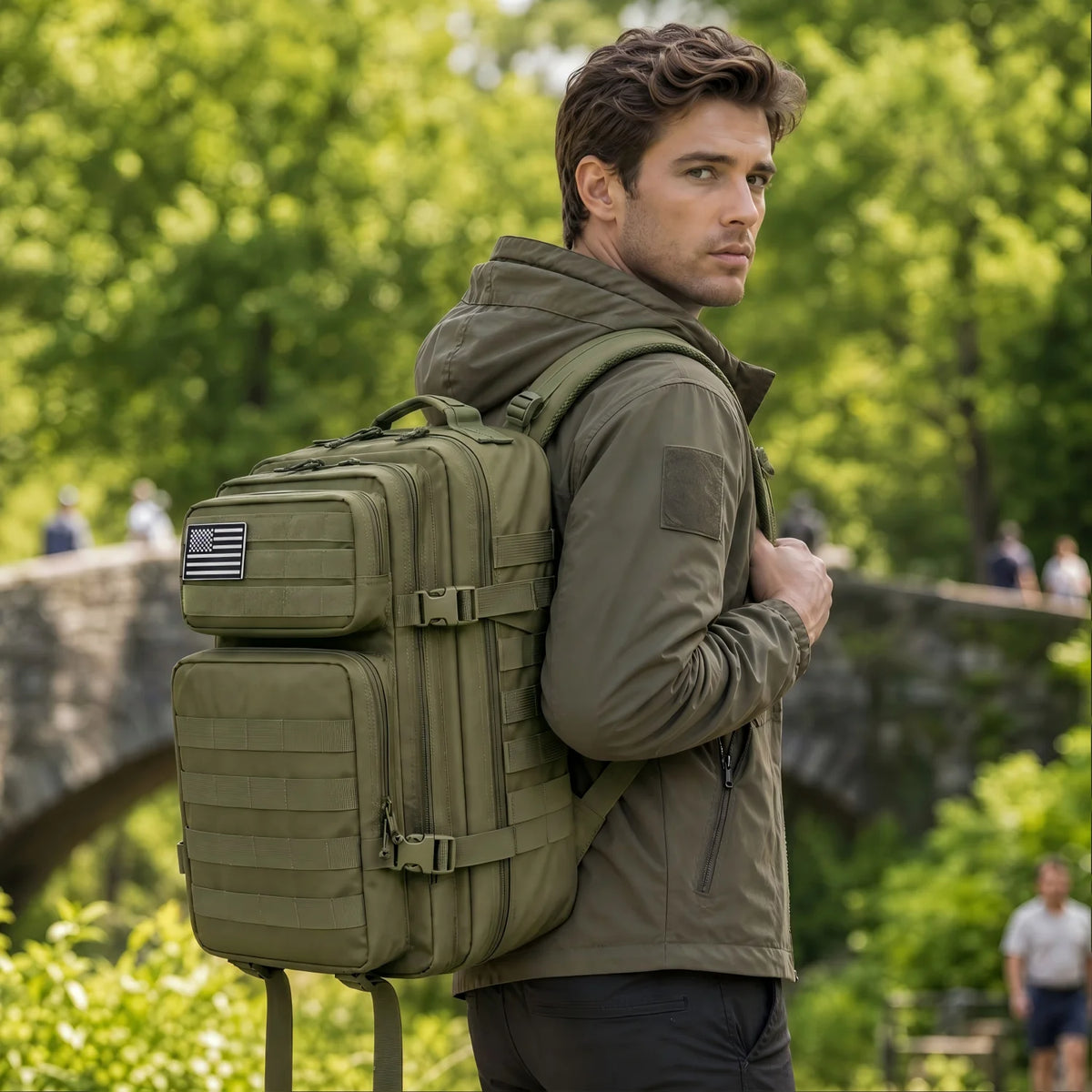 ReFire Gear Molle Tactical Backpack For Hiking Travel Camping
