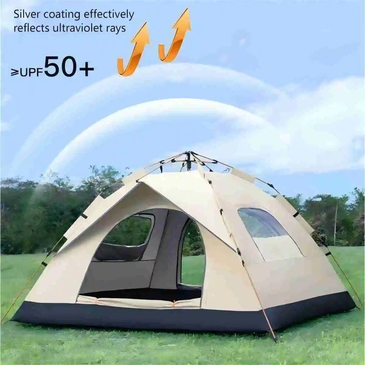 Pakicetus Automatic Pop Up Outdoor Camping Tent Shelter