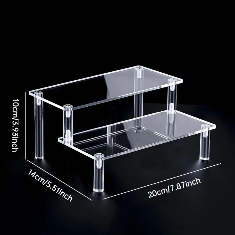 Acrylic Display Stand 1 to 5 Tier Makeup Organizer