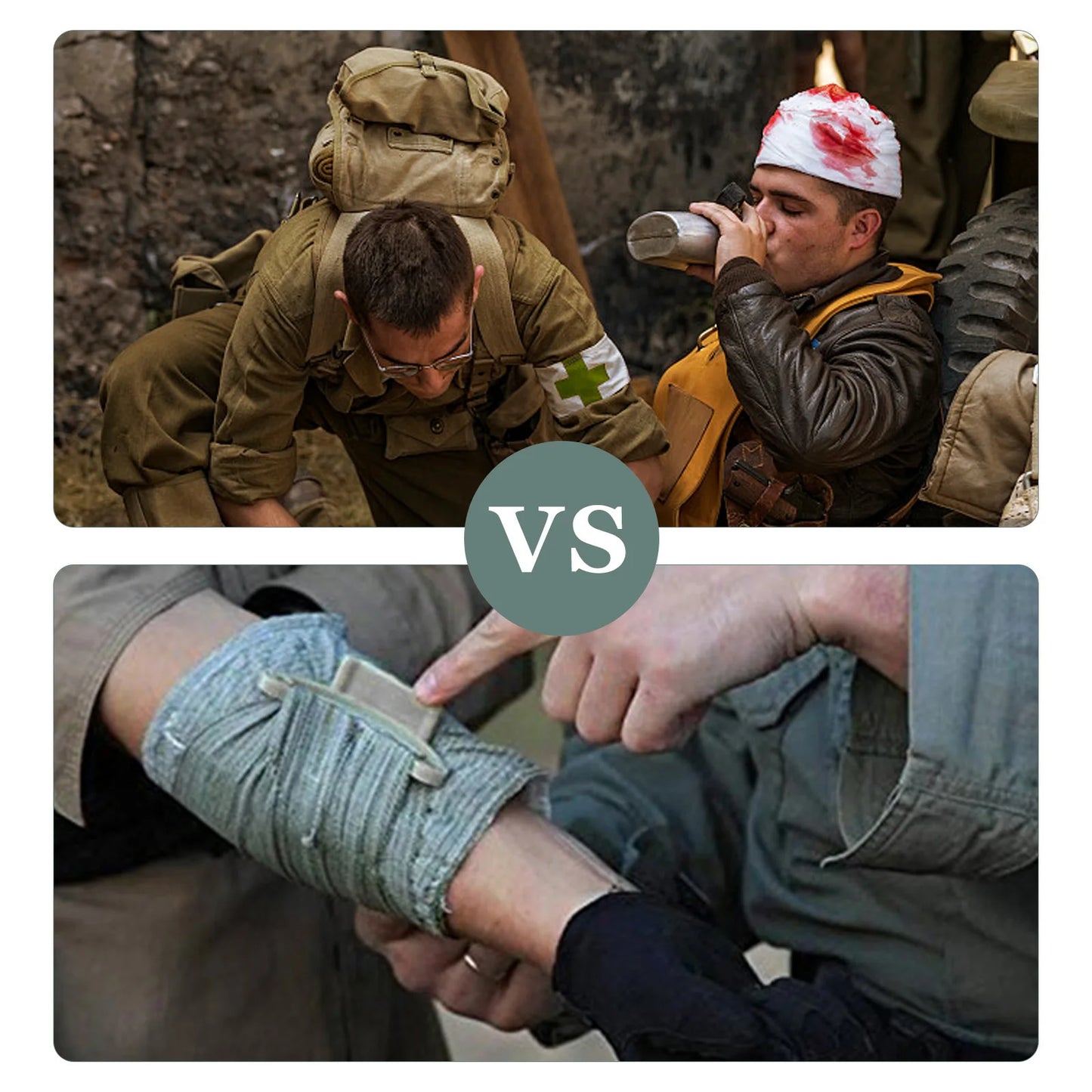 RZAHUAHU First Aid Trauma Tourniquet Hemostatic Bandage Outdoor Emergency