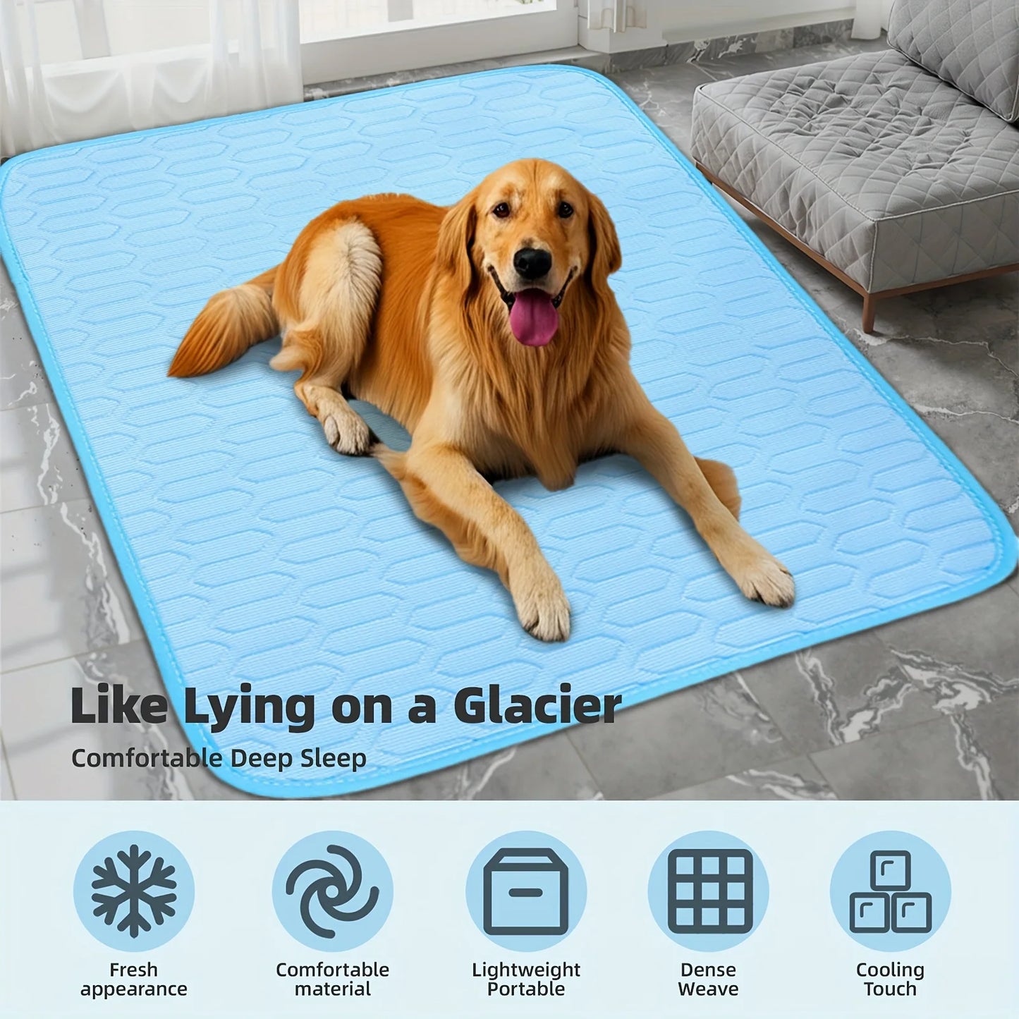 Pet Cooling Mat Pad Ice Cool Summer Bed For Cats And Dogs