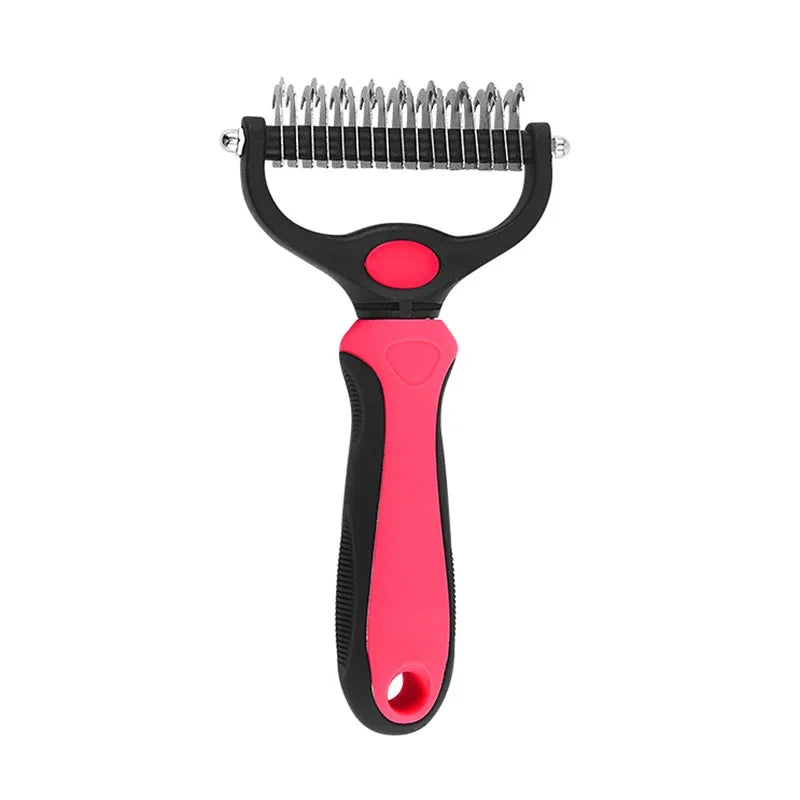 Pet Deshedding Brush For Dogs And Cats Cleaning Grooming Tool
